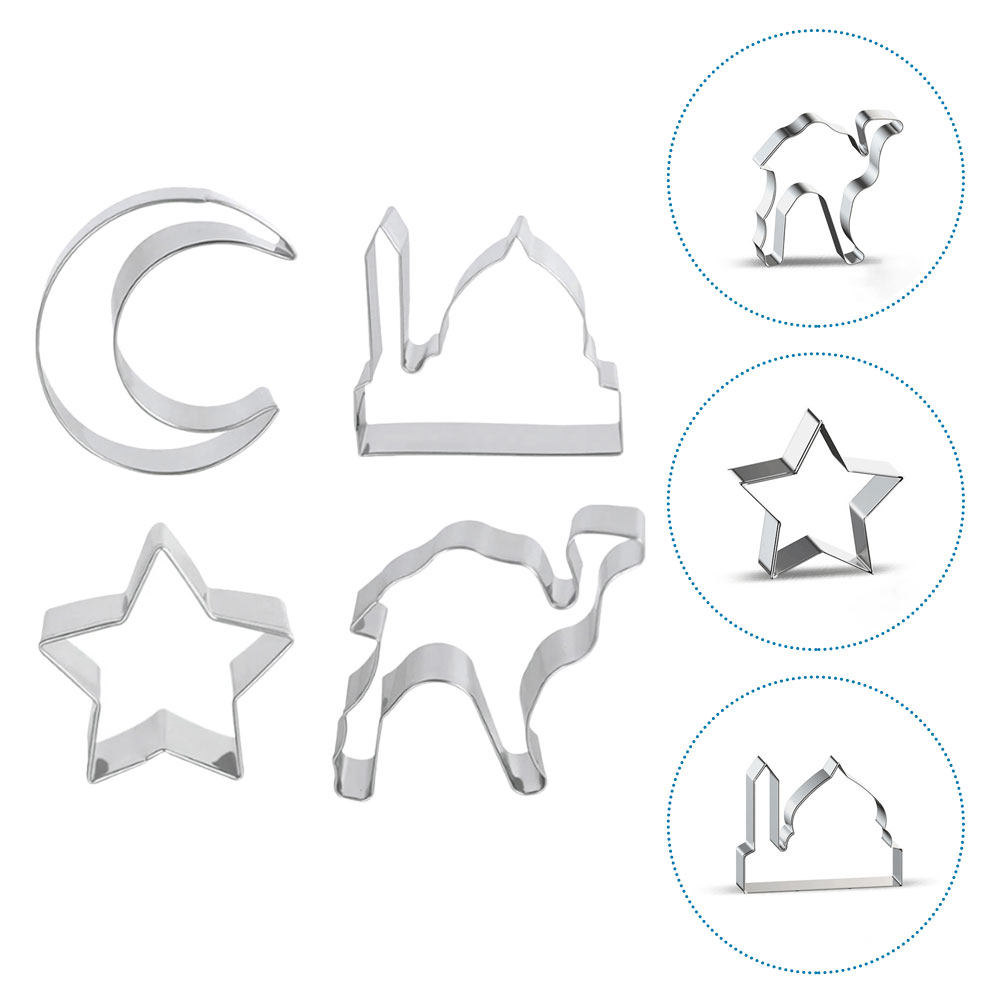 Baking Kitchen Set - 1 Set Paslanmaz Çelik Bisküvi Kalıbı