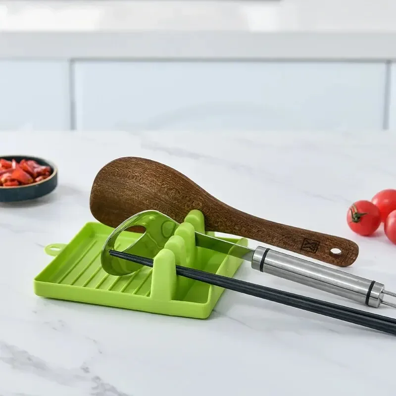 Offset Spatula Set - Plastik Kaşık Spatula Tutucu Mutfak Depolama