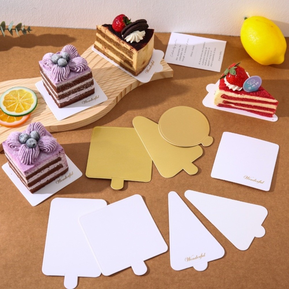 Cake Board Round - 50/100 adet Tek Kullanımlık Tatlı Tepsileri