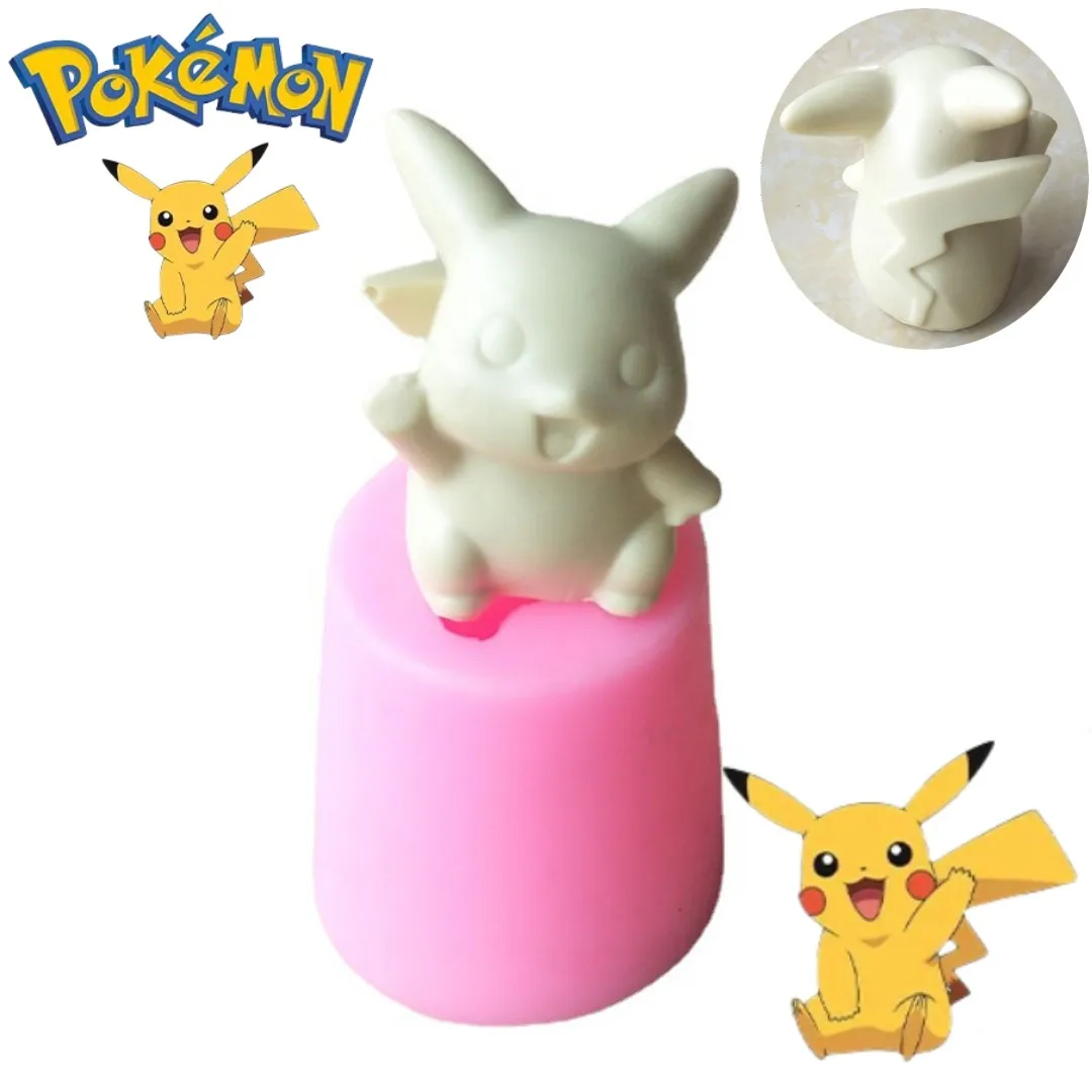 Baking Kitchen Kids - Pikachu 3D Mum Balmumu Anime Silikon