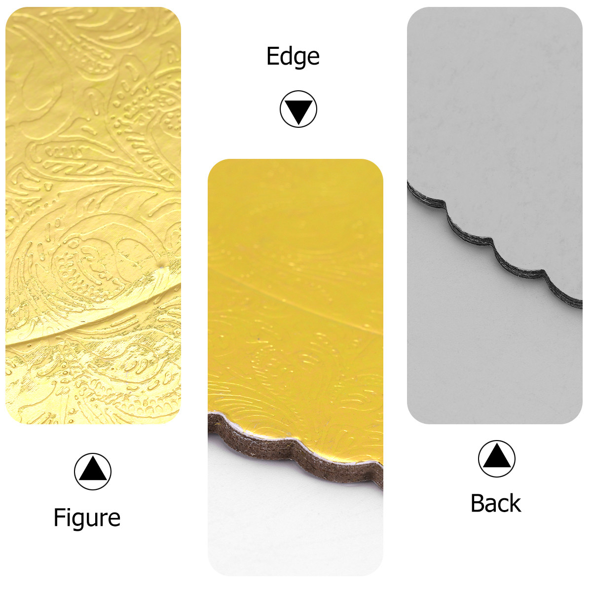 Cake Board Round - 10 Adet Yuvarlak, Gıda Standartlarına Uygun