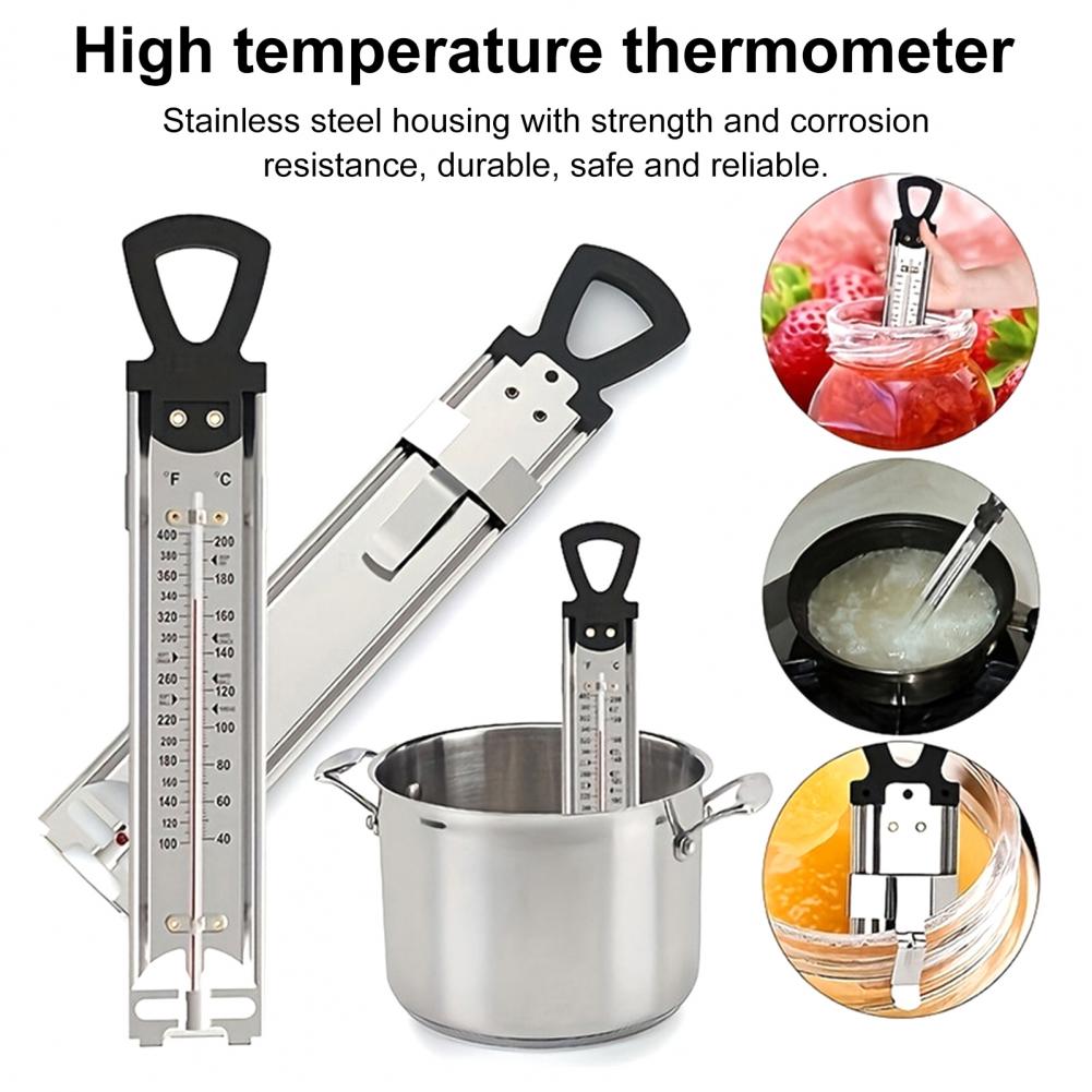 Kitchen Baking Zone - Şeker Termometresi 6 Bölgeli Paslanmaz Çelik