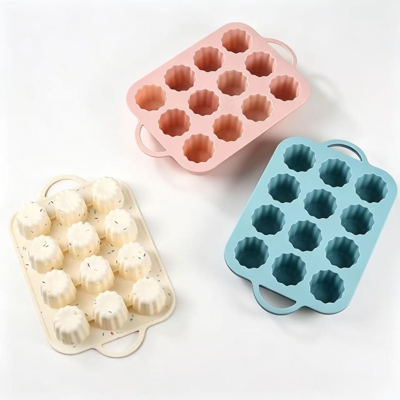 Muffin Tin Nonstick - 12 Bölmeli Yapışmaz Kek Kalıbı, Gıda
